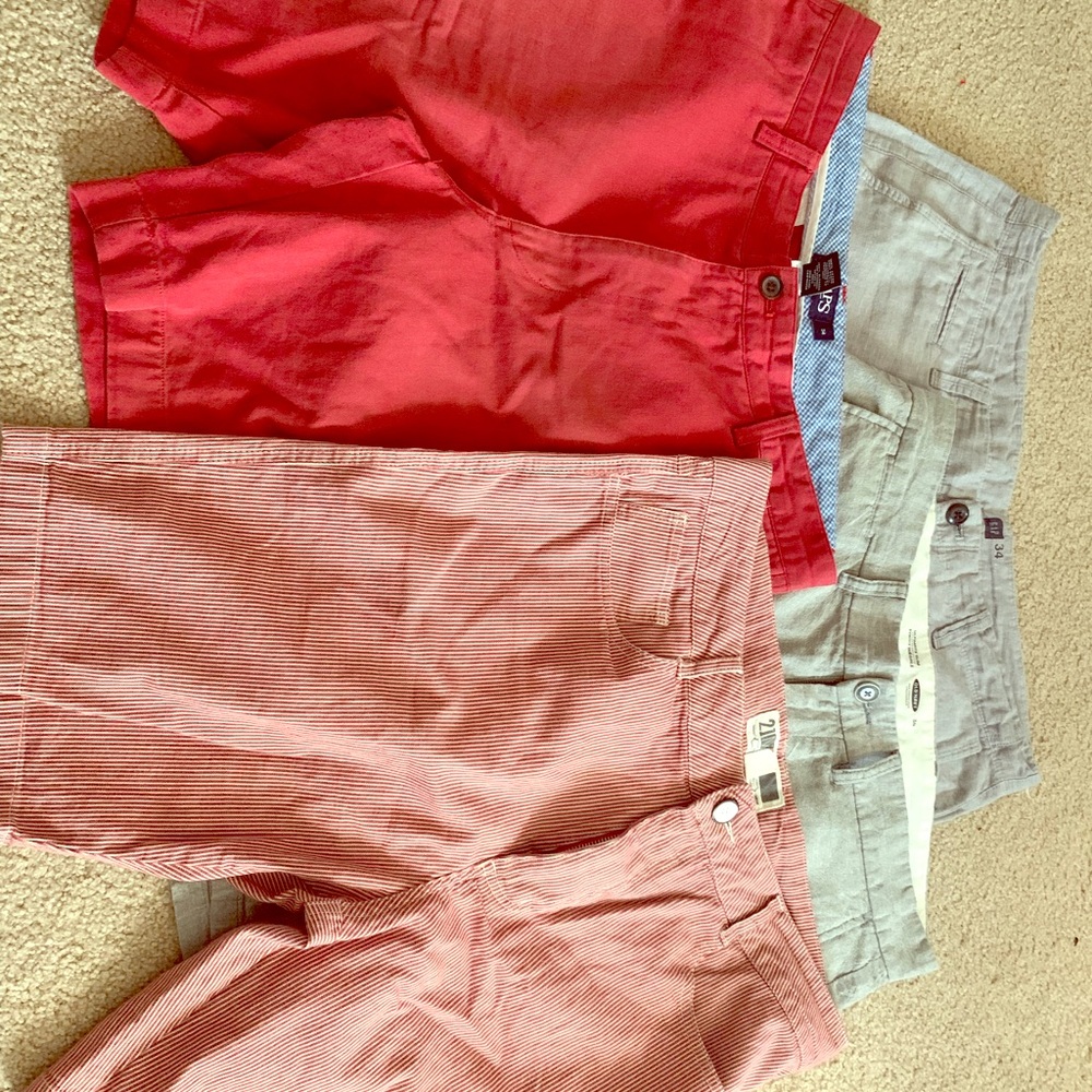 4 shorts linen size medium